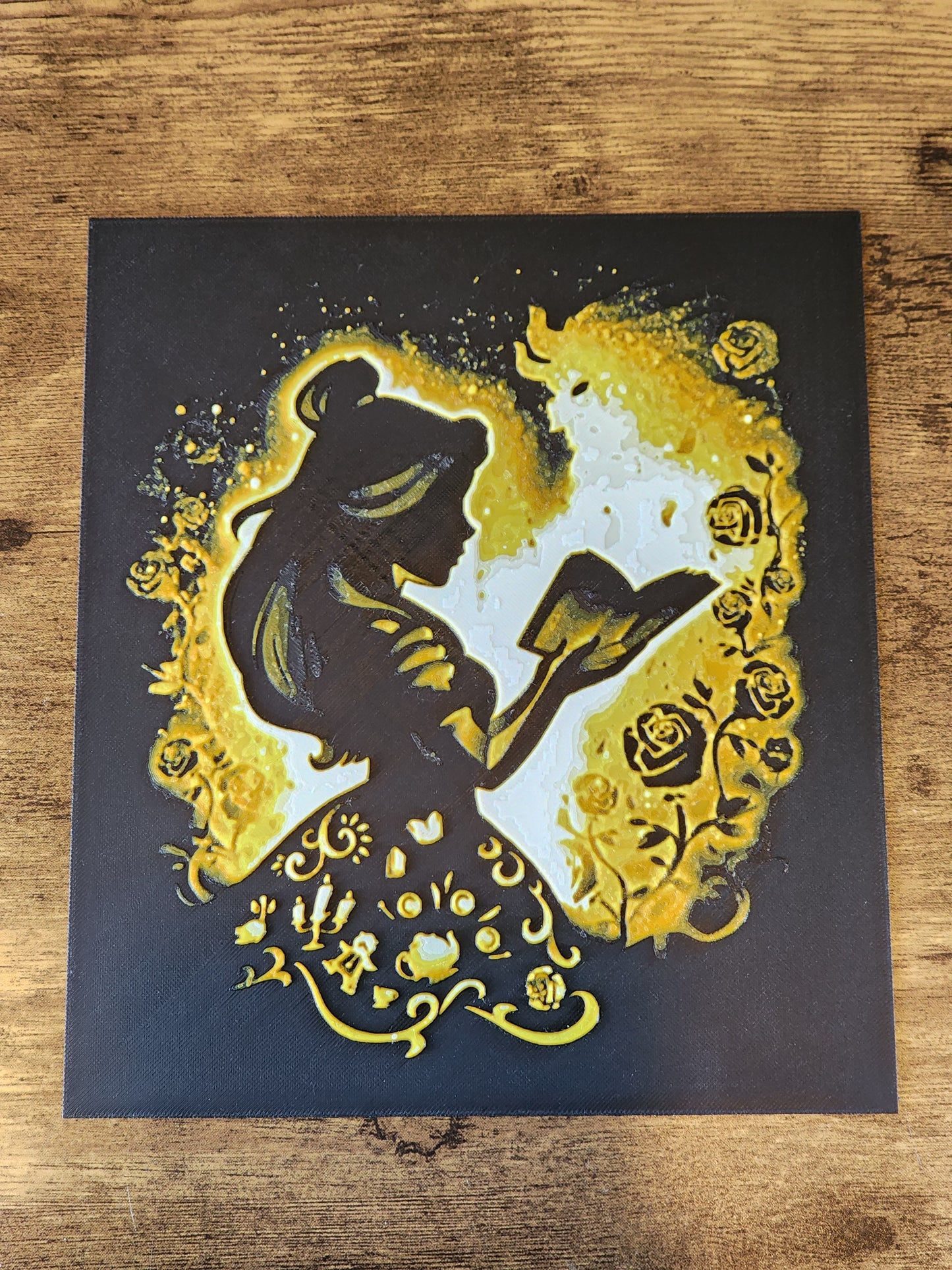 Beastly Beauty 3D Printed Picto-Pane