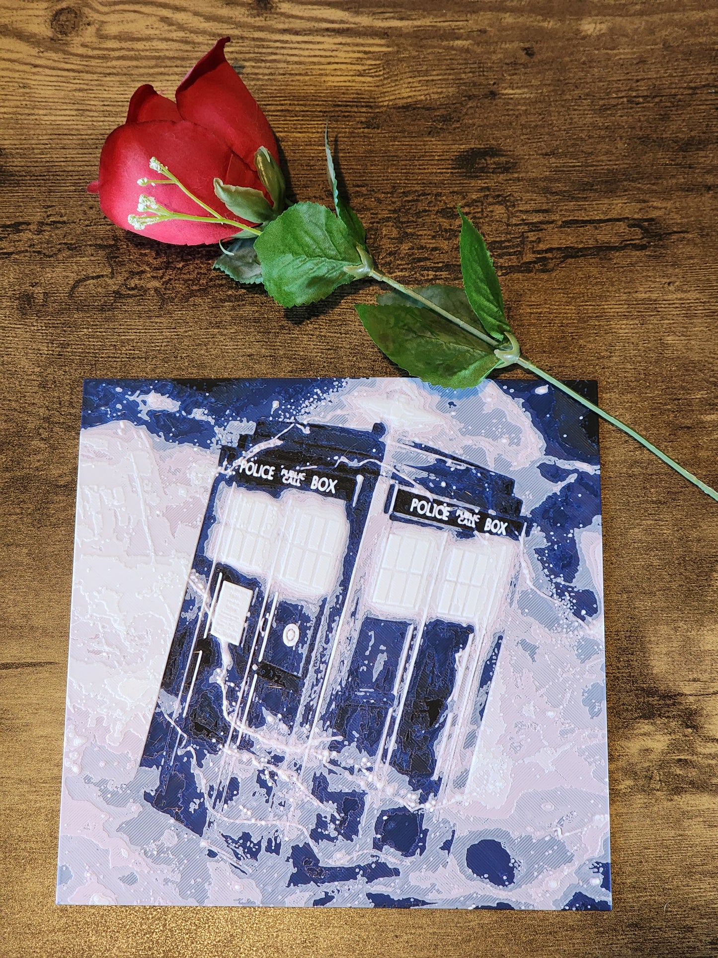 Police Box in Space Picto-Pane