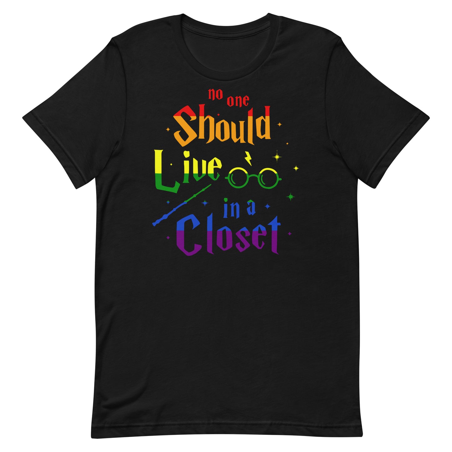 No One Should Live in a Closet Pride LGBTQ+ Tee