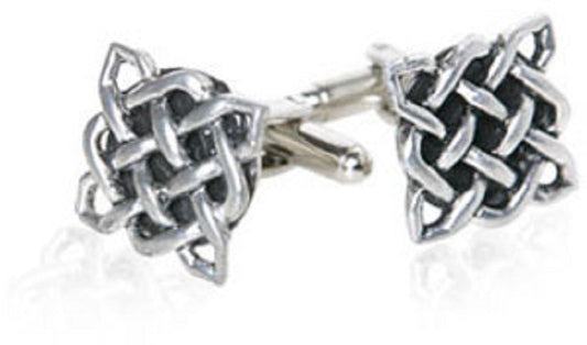 CLEARANCE - Square Celtic Knot Cufflinks