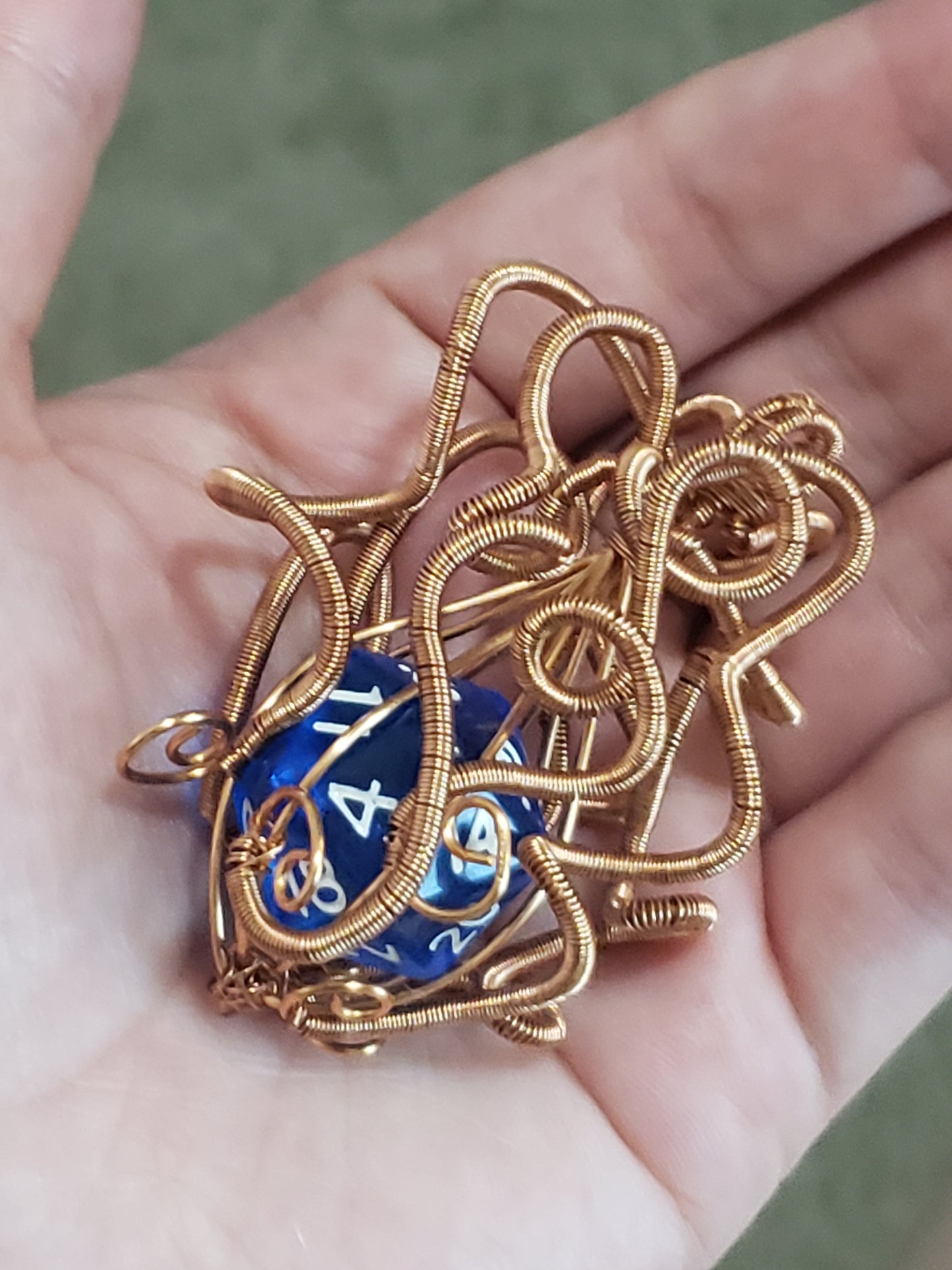 Unleash the Kraken D20 Pendant