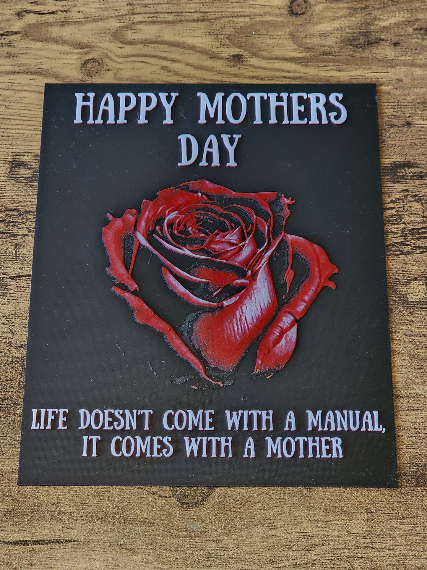 Mother's Day 3D Printed Picto-Pane