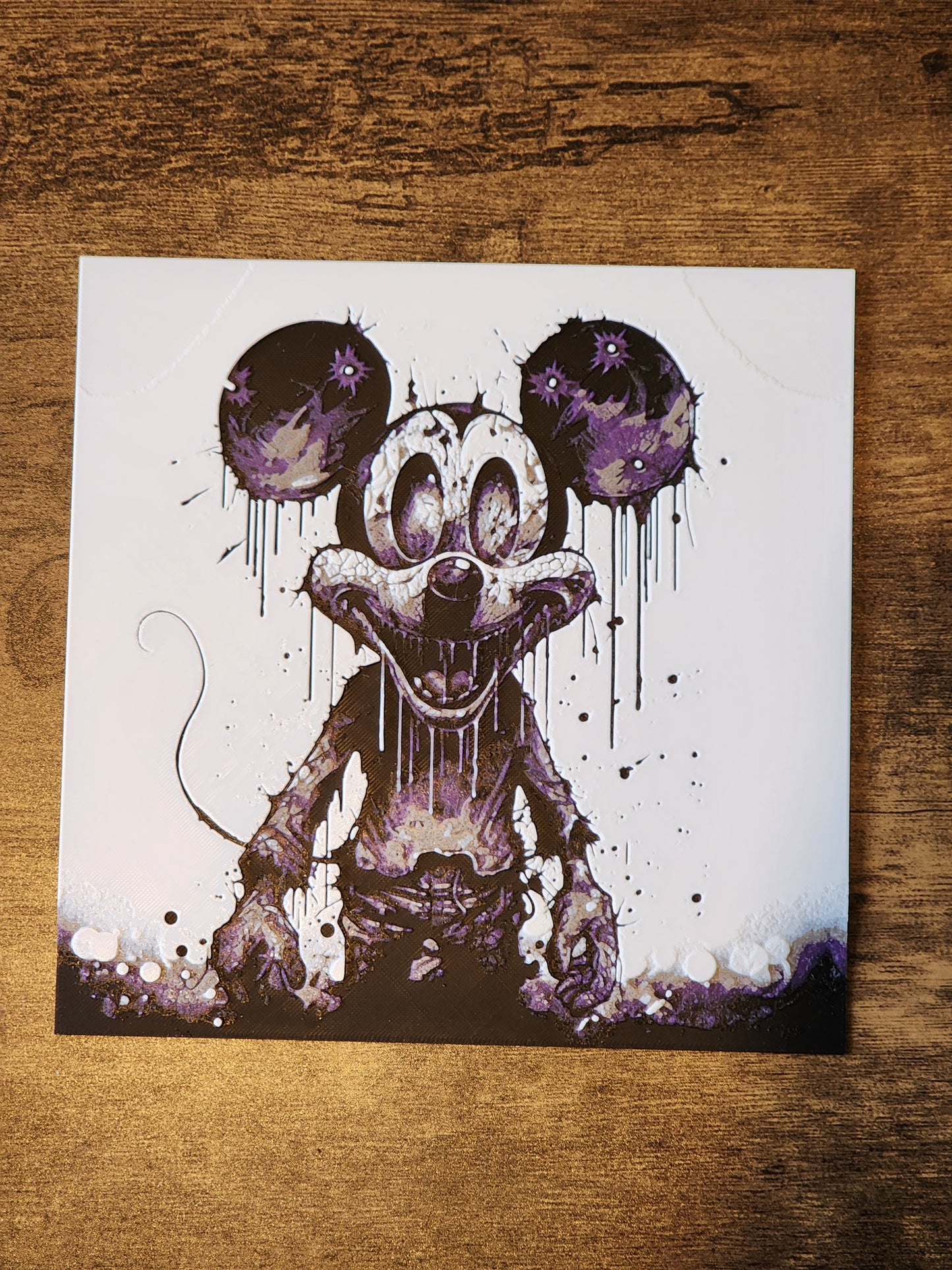 Demented Mouse 3D Printed Picto-Pane