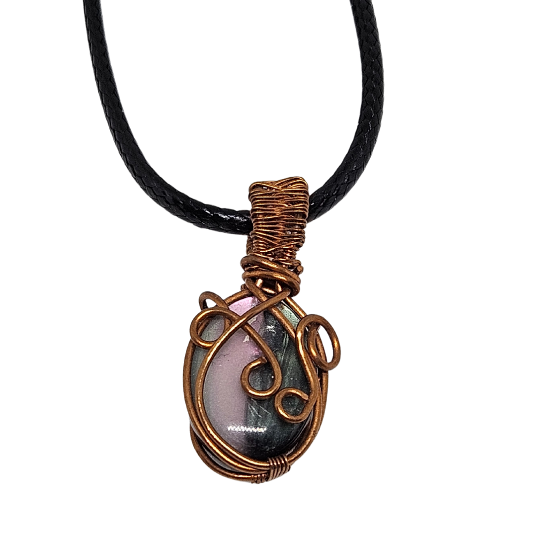 Small Simple Abalone Necklace Pendant