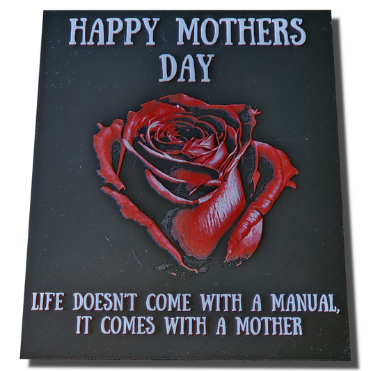 Mother's Day 3D Printed Picto-Pane