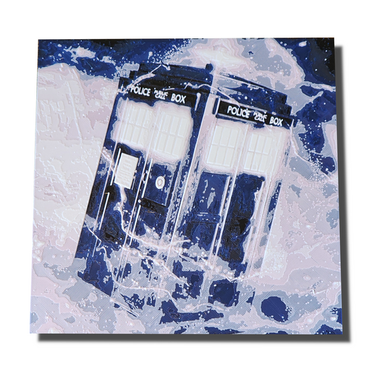 Police Box in Space Picto-Pane