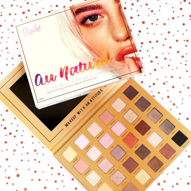 RUDE Cosmetics Au Naturel 30 Eyeshadow Palette