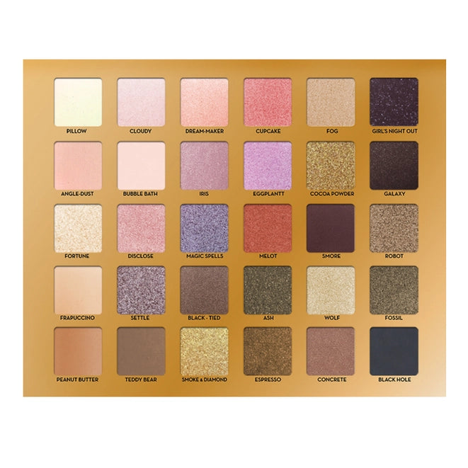 RUDE Cosmetics Au Naturel 30 Eyeshadow Palette