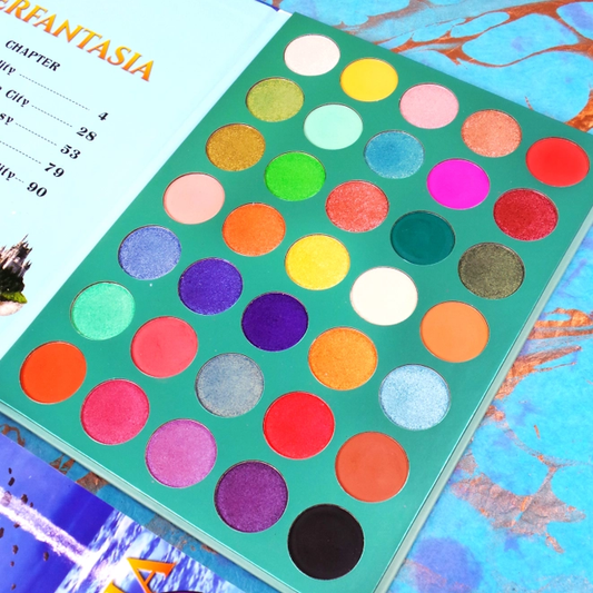 RUDE Cosmetics Merfantasia 35 Eyeshadow Palette - Book 8