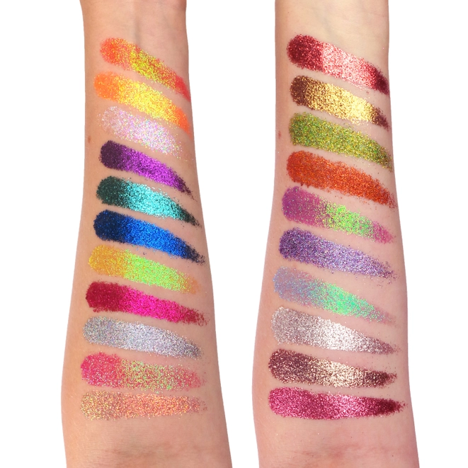 RUDE Cosmetics United Shades of Glitter - 21 Pressed Glitter Palette