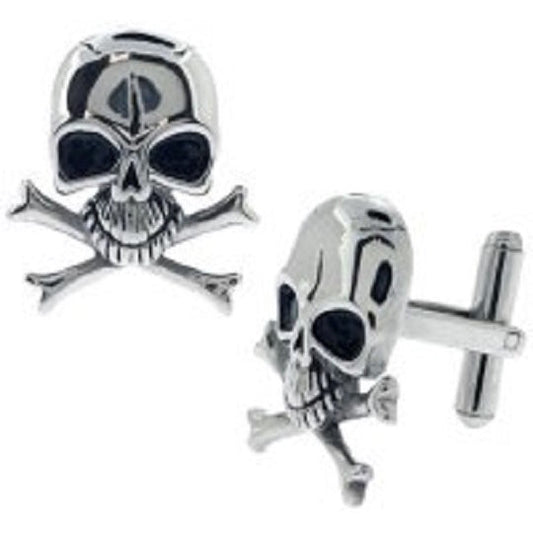 CLEARANCE - Skull and Crossbones Cufflinks