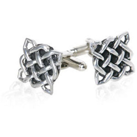 CLEARANCE - Square Celtic Knot Cufflinks