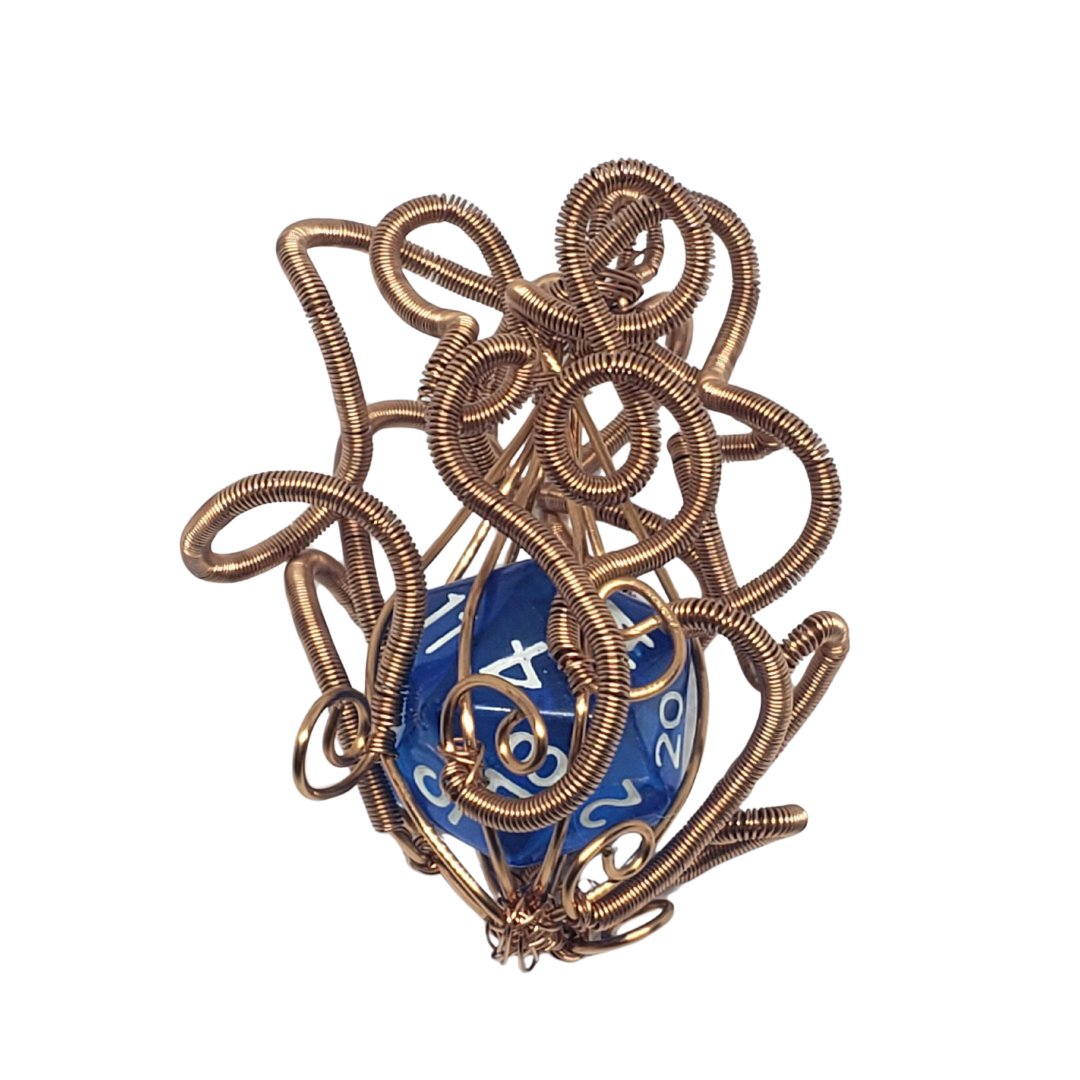 Unleash the Kraken D20 Pendant