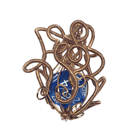 Unleash the Kraken D20 Pendant